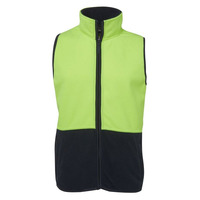 Mens Hi Vis Polar Vest