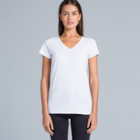 Womens Bevel V-Neck Tee