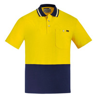 Mens Hi Vis Cotton Short Sleeves Polo